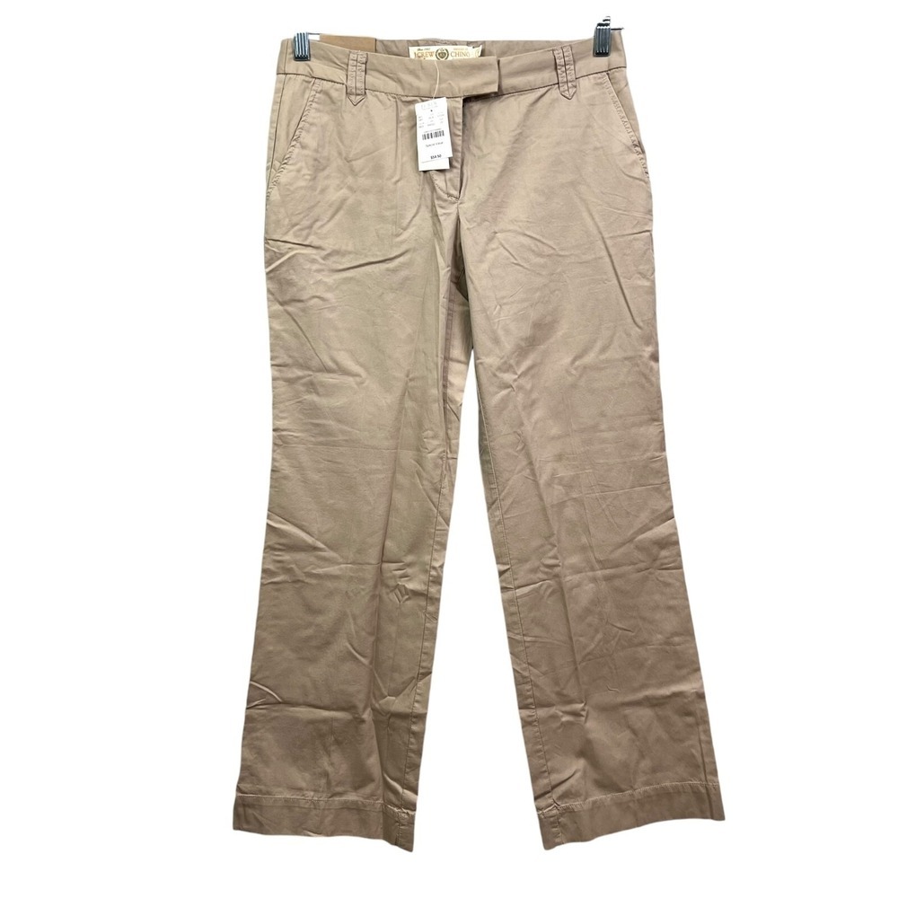 J. Crew Womens Broken In Chino Pants City Fit Buttery Twill Khaki Size 2 Short*
